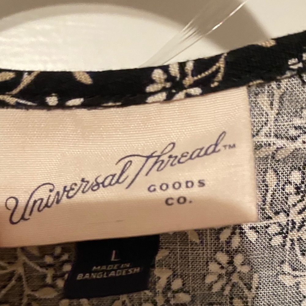 Universal Thread Black Floral Mini Dress - Picture 4 of 6